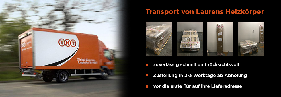 Transport von Laurens Heizkörpern