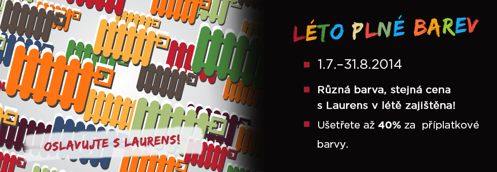 Oslavujte s akcí léto plné barev s radiátory Laurens